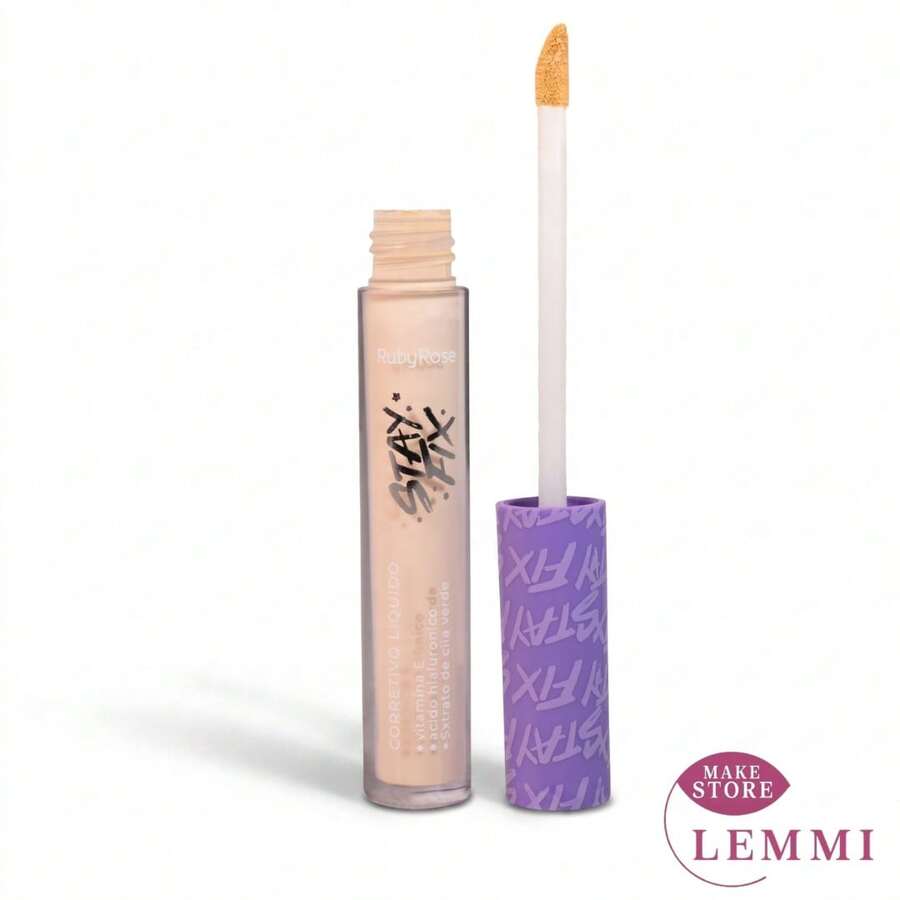Stay Fix Liquid Concealer Ruby Rose Makeup HB912 3.9ml High Coverage - C00 - 查看 1