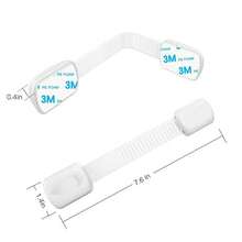 10/5/1pc Drill-Free Child Safety Drawer Lock, Baby Anti-Pinch Anti-Opening Home Cabinet Safety Buckle, Universal Refrigerator Protective Lock [Essential Child Safety] Anti-Pinch Protection Buckle, Durable Material And Easy To Install, Multi-Functional Lock Suitable For Cabinets, Refrigerators And Bathrooms - Buckle - View 7