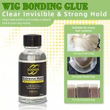 強力黏著油性假髮膠/植物萃取溫和無味膠水去除劑套組；快乾專業油性假髮膠不傷皮膚，搭配不刺激假髮膠去除劑，長效固定，打造自然逼真的假髮造型 - 多重規格 - 查看 4