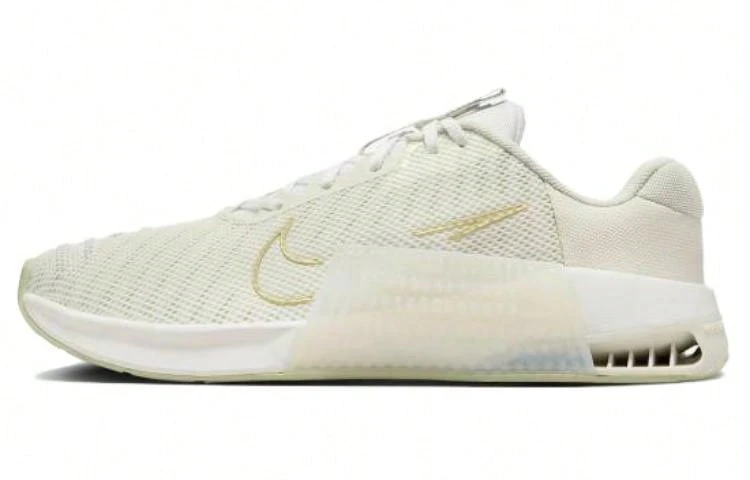 Nike Women's Metcon 9 Premium 'Sea Glass Metallic Gold' White Green - White and Green - View 1