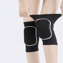 Thick Sponge Knee Pads & Elbow Pads For Dancing, Volleyball, Football, Roller Skating, Outdoor Cycling, Sports Kneeling Protection - Pink - View 6