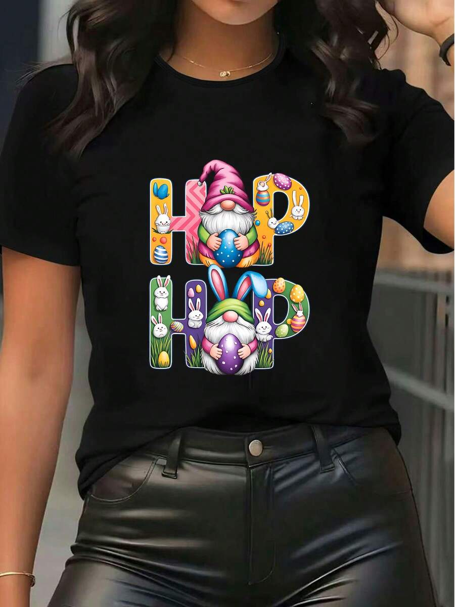Women T-Shirts - Black - View 1