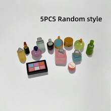 迷你創意仿真化妝品香水眼影唇膏 DIY 景觀裝飾配件 樹脂桌面擺件 娃娃屋裝飾 女性生日禮物 - 圖片色 - 查看 13