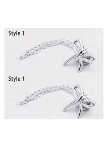 Adjustable Trouser Clips And Cuff Clips, Detachable Trouser Leg Clips, Suitable For Trousers And T-Shirts, Clips With Chains, Trouser Leg Clips - Multicolor - View 15