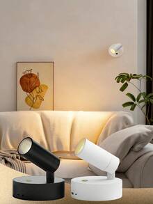 LED 極簡主義高級磁吸壁燈，3 種色溫，無級調光，適用於室內、臥室、書房、走廊、玄關，夜間氛圍環境洗牆照明裝飾夜燈 - 磁吸壁燈 - 查看 2