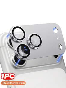 適用於 iPhone 17 Pro Max 相機鏡頭保護貼 - [防碎] [強黏著] [相容手機殼] 金屬後置相機螢幕保護貼 (橘色、銀色、藍色) - A - 查看 10