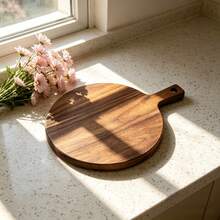 Pizza Board, Wooden Board, Cutting Board, Round Board, Wood, 30 Cm - A - View 6