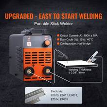 Stick Welder, 140A ARC/Lift TIG 2-IN-1 Welding Machine With IGBT Inverter 110V/220V Portable MMA Welder Machine With Hot Start, Arc Force And Anti-Stick - 140A - View 2