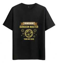 Camiseta Muscle Freaks Dungeon Master Estilo Dice Rpg Gamer - Blanco - Ver 6