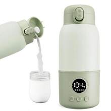 Portable Travel Milk Warmer, 12oz Large Capacity, Fast Heating Breast Milk Warmer, Long Battery Life, Precise Temperature Control - 彩色 - 查看 8