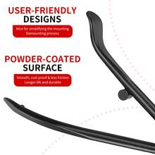 2 PCS Tire Mount And Demount Iron,38 In X 4/5 In Tire Changing Removal Tool For Tubeless Tires,Tire Bar For Auto Or Truck Maintenance - 2 Pcs - View 3