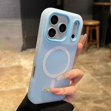 24h Shipping From DE Apple 17 16 15 Pro Max Plus Luxurious Candy Color 2-In-1 Magnetic Phone Case Compatible With IPhone 17 Pro Max Air 16 15 14 13 12 Pro Max Plus Protective Case Matte Soft Shell Magnetic Wireless Charging 17ProMax Phone Case Shockproof Back Case  23 24 25 26 - 圖片色1pcs - 查看 11