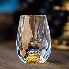 Hua 水晶金山威士忌杯 0.5oz/15ml 家用葡萄酒杯 高端酒吧用品套組 精緻手工烈酒杯 適用於伏特加與居家吧台裝飾 - 查看 6
