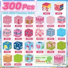 Sakura Castle Magnetic Blocks Gift Box, Ideal Holiday Gift For 3+ Girls, Pink Themed & Multi-Spec Educational Toy - Multicolor - View 13