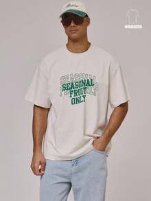 Musero Camiseta gráfica de manga corta oversize / Primavera y Verano - Blanco - Ver 1