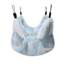 Hamster & Sugar Glider Warm Double-Layer Hanging Bed, Suspended Squirrel Sleeping Bag, Pet Supplies - A - View 9