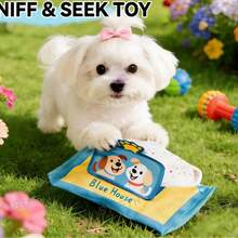 Pet Dog Tissue Toy, Self-Entertainment Teething Relief, Fun Educational Squeaky Toy For Small And Medium Dogs - Multicolor - View 13
