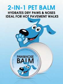 FurGlow 2-In-1 Pet Paw & Nose Balm For Dogs & Cats, Hydrates Dry Cracked Paws, Soothes Rough Nose, Gentle Lick- Formula, Moisturizing Care For Hot Pavement Walks, Easy To Apply For Daily Grooming, Ideal For Summer Outdoor Use And Paw Protection - Multicolor - View 1