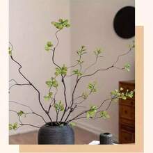 1 pezzo/3pcs/5pcs/6pcs/8pcs/10pcs Foglie di Banyan Artificiali con Steli Lunghi - Adatte per Composizioni Floreali, Decorazioni per Casa e Ufficio - Possono Essere Utilizzate come Riempitivi per Vasi e Accenti per profumo - Decorazione per la Casa, Decorazione per l'Ufficio e Regalo per la Festa della Mamma - Verde - Visualizzare 5