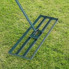 Lawn Leveling Rake,  Professional Soil Leveler With Extendable Steel Handle   Durable Landscape Tool - Size 30*10 | Handle 6FT | Steel - View 1