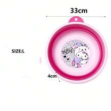 SANRIO 1 Set Official Foldable Water Bowl And Spoon, Lightweight Space-Saving Portable For Travel, Multi-Scenario Use - Multicolor - View 9