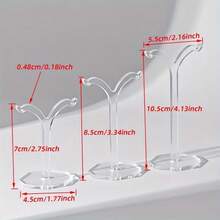 Practical Acrylic Jewelry Storage Display Rack, Suitable For Jewelry Display Storage, Office And Study Supplies - Transparent - View 2