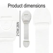 1個/4個/10個 多用途櫥櫃鎖扣，強力背膠免鑽孔固定長度布帶卡扣，適用冰箱抽屜烤箱，壓入式家用廚房浴室收納整理 - 多色 - 查看 7