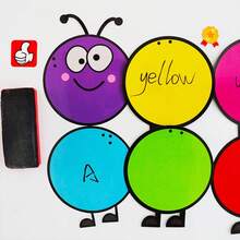 hoojojo 8/16pcs 7-Color Erasable Flash Cards, Double-Sided Blank Writing Cards, Reusable Handwriting Practice Cards, English Word Matching Activity Supplies, Interactive Learning Stationery, Classroom Game Props, Back To School - Multicolor - View 6