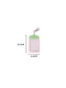 Minimalist Design Cute Cartoon Strawberry 3-Inch Card Holder, K-Pop Fan Hard Card Sleeve, Bus Card Wallet, Student, Office And Daily Decoration Card Holder, Storage Protective Case, Display Bag, Pendant, Idol Photo Card Holder,Back To School - Multicolor - View 8