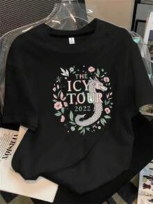 Halloween Graphic T-Shirt - Black - View 1
