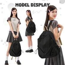 Mochila de gran capacidad para estudiantes, adecuada para estudiantes de secundaria y bachillerato, mochila de viaje práctica, mochila portátil para computadora portátil que puede contener una computadora portátil de 15.6 pulgadas, mochila multifuncional adecuada para actividades al aire libre, viajes, senderismo - Multicolor - Ver 9