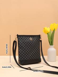 Daily Shopping Retro Print Shoulder Crossbody Bucket Bag Versatile - Multicolor - View 6