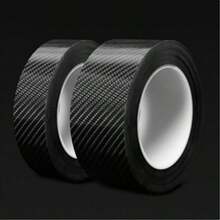 3 Rolls Of Carbon Fiber Car Protective Film – Multi-Functional Adhesive For Car Door Edges, Trunk Lids, Rear Bumpers, Side Mirrors – Waterproof And Vehicle Protection Adhesive Strips. - A - View 9