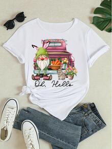 Women T-Shirts - White - View 4