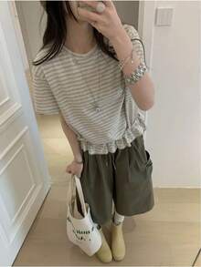 Women Tops - Cream - View 8