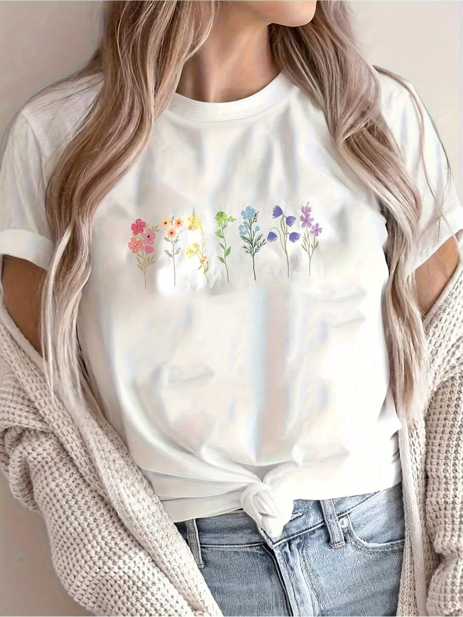 Women T-Shirts - White - View 1