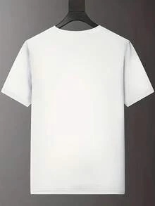 2026tops Men's T-Shirt With Humorous Street-Style Text "GIVE ME A BEER" With Spanish Meme Design, Round Neck And Short Sleeves. - White - View 2