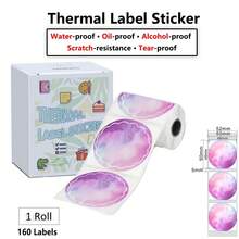 50*50mm Round Square Thermal Label Printer Sticker 2inch Self-Adhesive Thermal Paper Compatible M110 M220 M200 E210 P50 Label Printer - View 17