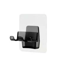 Drill-Free Mouthwash Cup Holder Toothbrush Holder Wall-Mounted No-Trace Adhesive Hook Bathroom Razor Storage Rack, Bathroom Toothbrush Organizer, Multi-Functional Bathroom Towel, Bath Ball Hanging Rack - Toothbrush Holder Razor Holder - View 13