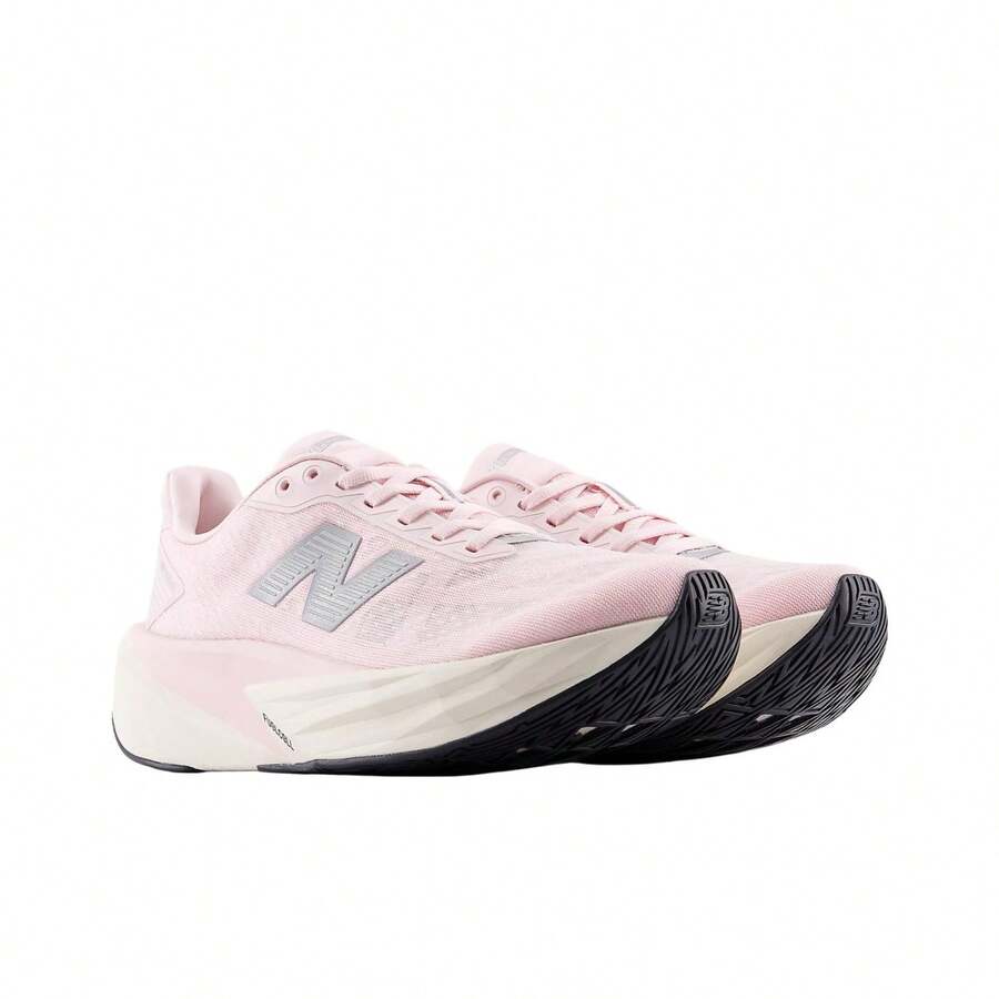 New Balance FuelCell Rebel V5 WFCXLI5 Pink Granite Silver Metallic Linen Women's Running Shoes - WFCXLI5 - View 1