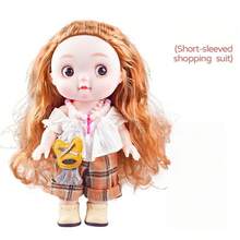 28cm PVC Puppe, handgenähte Kleidung, weiche Haptik, nicht plüschig - geeignet als Schreibtischdekoration oder Ausstellungsstück - machen Sie jeden Anlass besonders: Ostern, Weihnachten, Halloween, Geburtstag, Neujahr und Valentinstag - Coco Doll - Übersicht 24