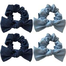 Coleteros coreanos con lazo para el pelo para mujer, cinta larga elástica a, lazos para cola de caballo, accesorios para el cabello para niña V2EQ - 8PCS-1 - Ver 15