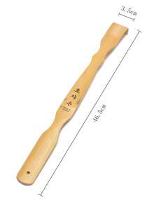 1pc Bamboo Itch Relief Massager, 2-In-1 Multifunctional Back Scratcher Massager, Suitable For Elderly, Waist And Surrounding Skin, Massage To Relieve Itching, Manual Massage Tool, Home Gift, Gift For Mother, Father, Grandfather - Bamboo Anti-itch Massager - View 8