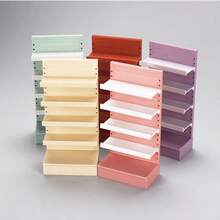 1pc Miniature Mini Flower Shelf Rack Model Dollhouse Furniture DIY Pretend Play Simulation Home Decor Miniature Flower Display Rack Pretend Play Mini Kitchen Utensil Cake Cabinet Mini Storage Shelf Matching Simulation Kitchen Miniature Home Decor Rack - C - View 5