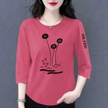 41 Rose-red Sleeve Lettering [Chinese] Lotus Fishpond