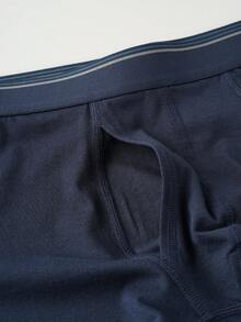 Norcotton 4pcs Plus Size Men's Front Open Boxer Briefs; Multi-Color Assortment - Multicolor - View 7