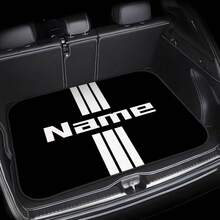 1 pieza Alfombra personalizada para el maletero del coche con diseño a rayas, adecuada para coches, SUV y camiones, diseño minimalista y de moda, fácil de limpiar, accesorio interior automotriz, mejor regalo para el Día del Padre, Navidad, Día de San Valentín - Todo el año, ideal para entusiastas del automóvil - C - Ver 9