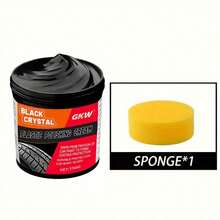 GKW 150g Plastic And Rubber Repair Paste, Black Crystal Polishing Agent, Car Scratch Repair, Tire Gloss And Interior Refurbishment, Anti-Aging And Anti-Fading, Car Beauty Repair And Polishing - 150g - View 13