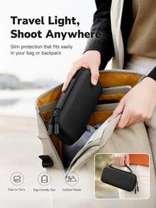 Portable EVA Hard Shell Storage Case For Osmo Pocket 3, Shockproof And Water-Resistant Travel Protective Box, Can Store Camera, Filters, Memory Cards And Charging Cables, Only Storage Case Not Included Camera - View 2