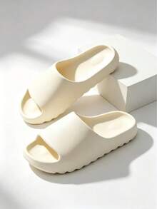 Unisex Indoor Home Slippers, Men's EVA Outdoor Beach Sandals - Beige - View 10